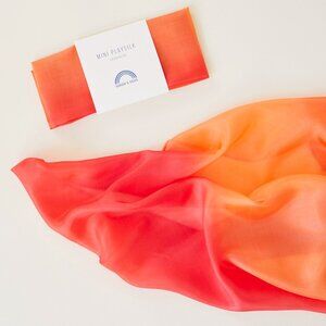 NWT Sarah's Silks Fire Mini Playsilk